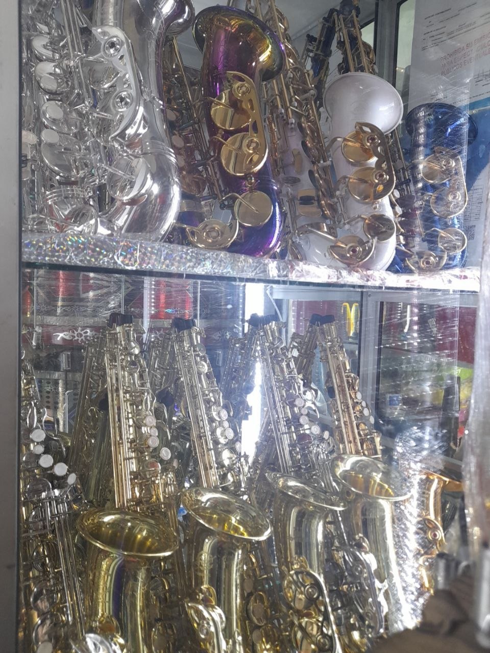 Guitarra en exhibición